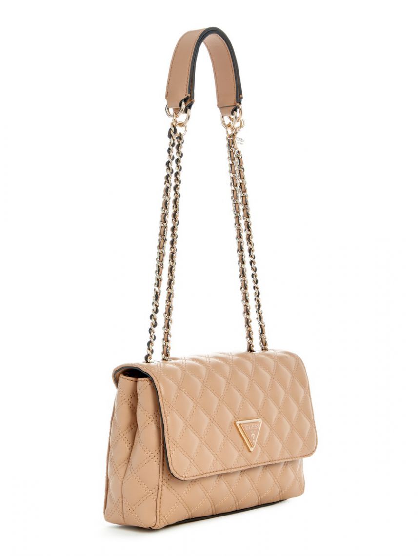 תיק צד דמוי עוד מבית Guess דגם G-QG874820-BEI