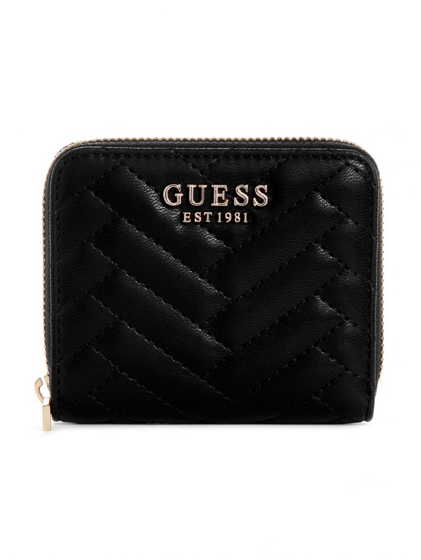 ארנק דמוי עור לאישה מבית Guess קולקציית ANNING דגם QG9508137-BLA