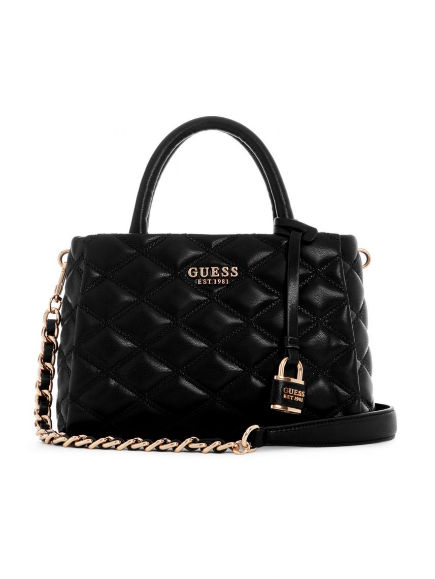 תיק דמוי עור GUESS קולקציית TAMSIN דגם QG963205-BLA