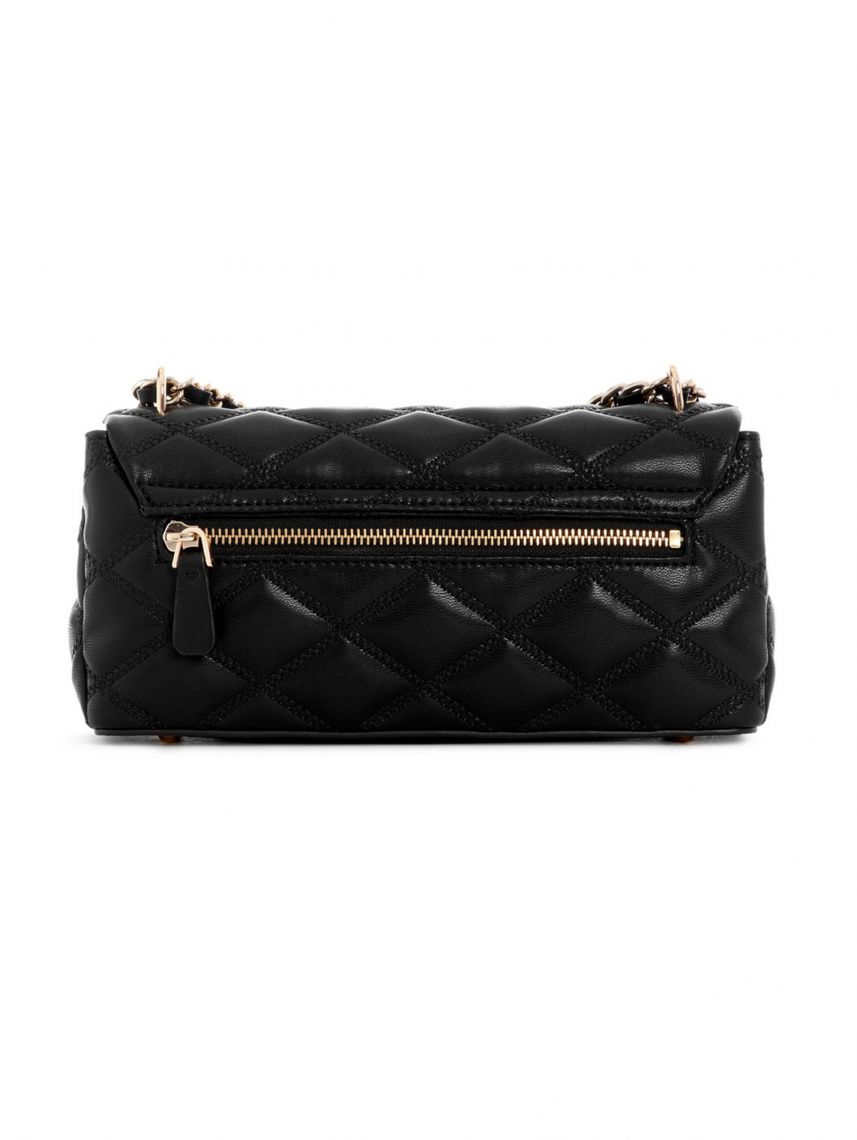 תיק דמוי עור GUESS קולקציית TAMSIN דגם QG963221-BLA