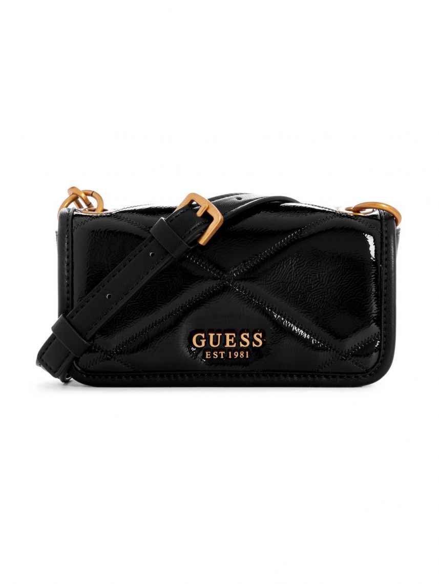 תיק דמוי עור לאישה מבית GUESS סדרה CILIAN דגם QP919178-BLA