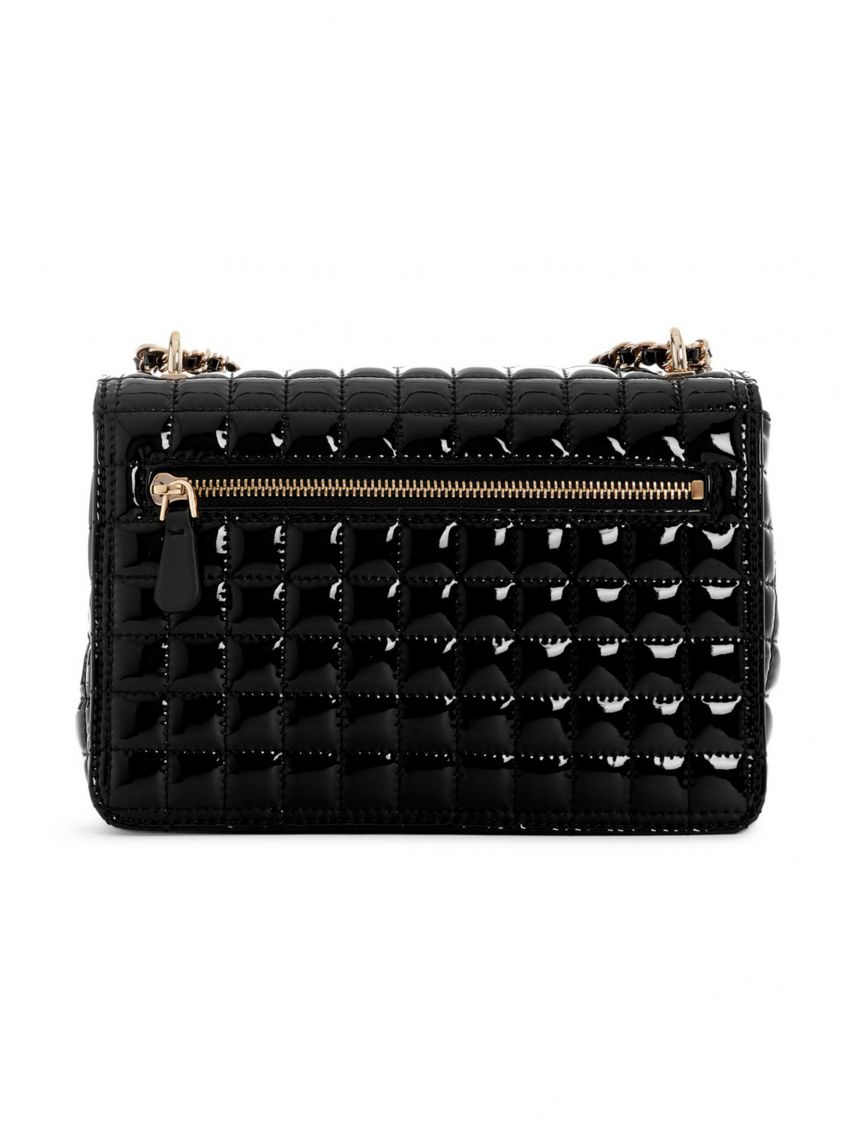 תיק צד דמוי עור מבית Guess דגם G-QT842421-BLA