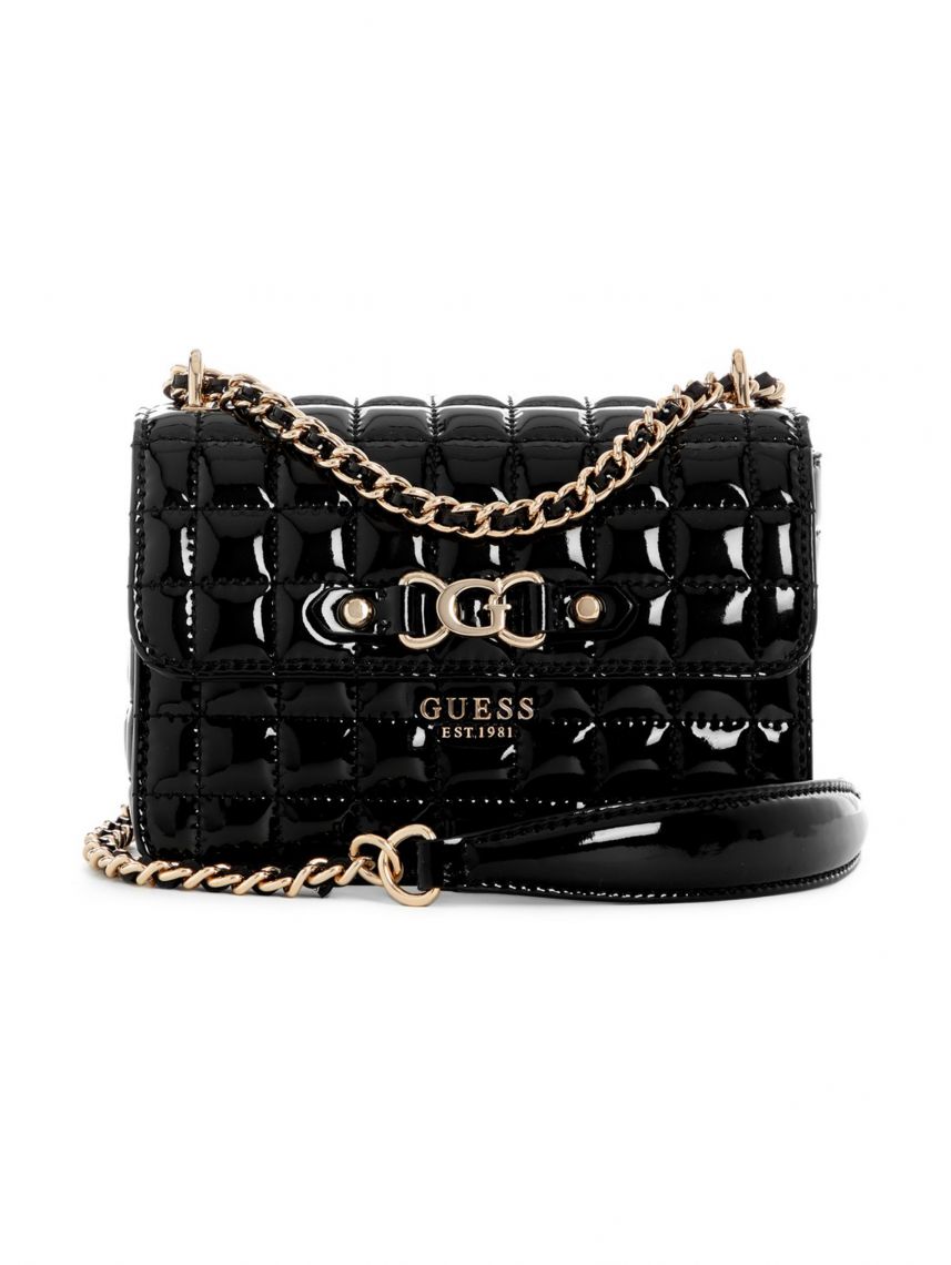 תיק צד דמוי עור מבית Guess דגם G-QT842478-BLA