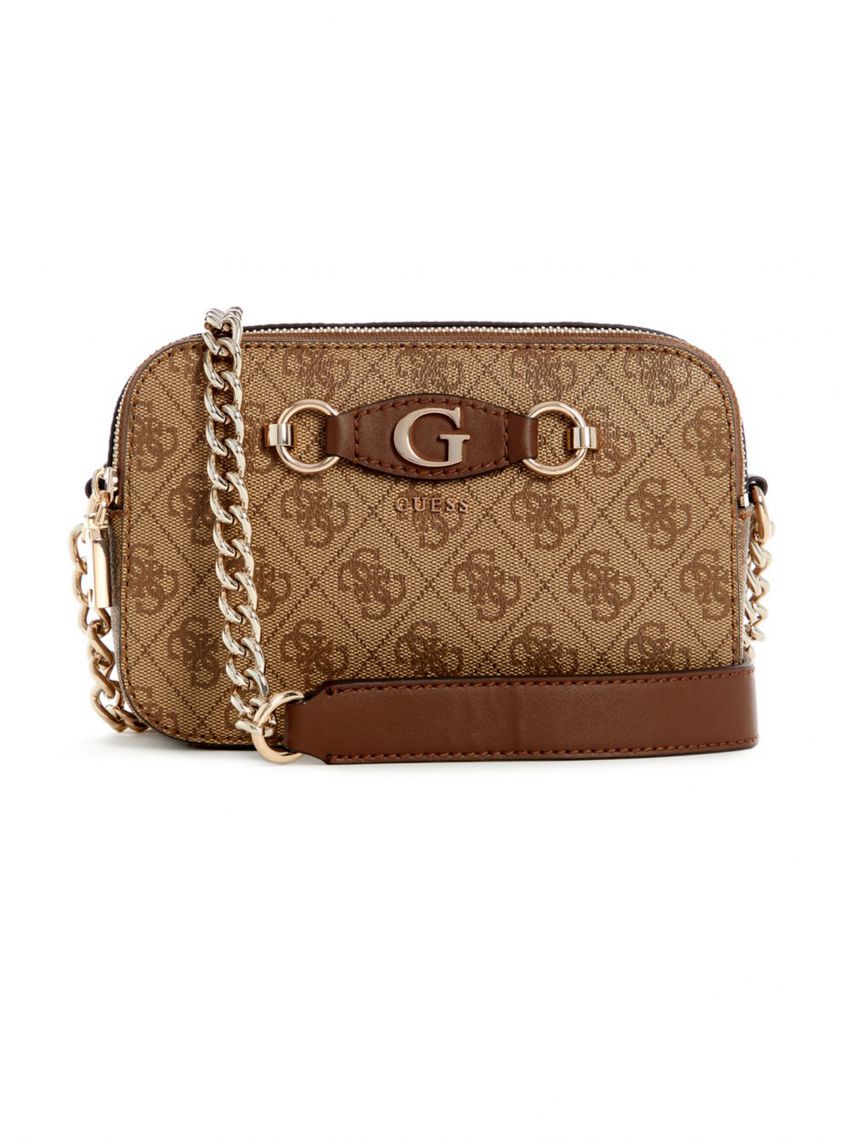 תיק צד דמוי עור לאישה מבית GUESS קולקציית IZZY דגם SG865414-LGW