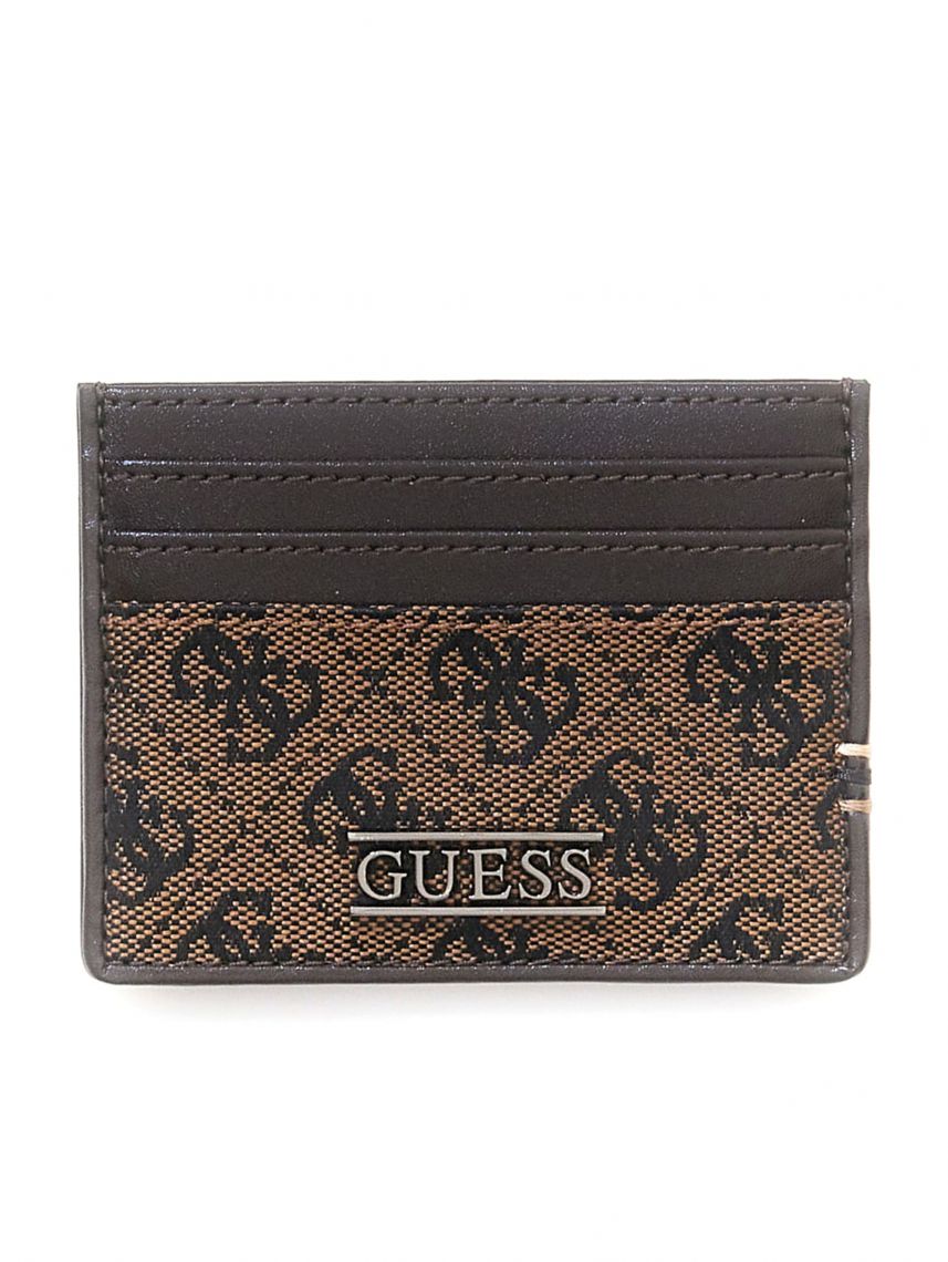 ארנק דמוי עור מבית Guess דגם G-SMBOLJLEA25-COF