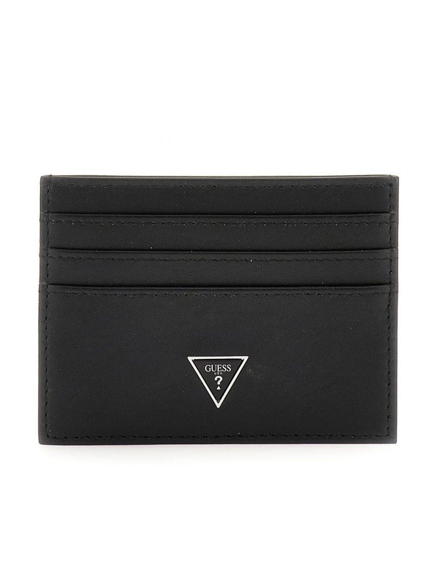 ארנק כרטיסים לגבר מבית Guess קולקציית FIRENZE דגם SMFISELEA25-BLA