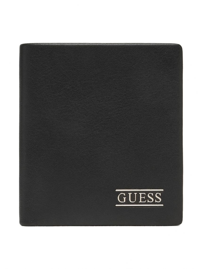 ארנק כרטיסי אשראי דמוי עור מבית Guess דגם G-SMNEBRLEA18-BLA