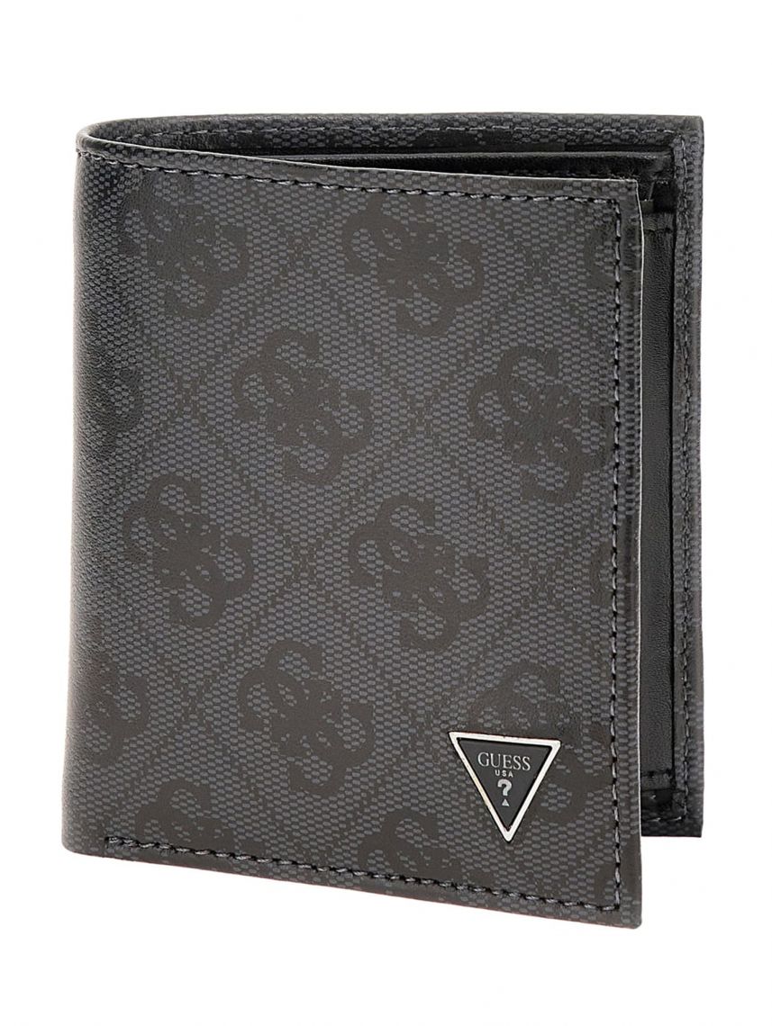 ארנק דמוי עור מבית Guess דגם G-SMVELELEA22-BLA