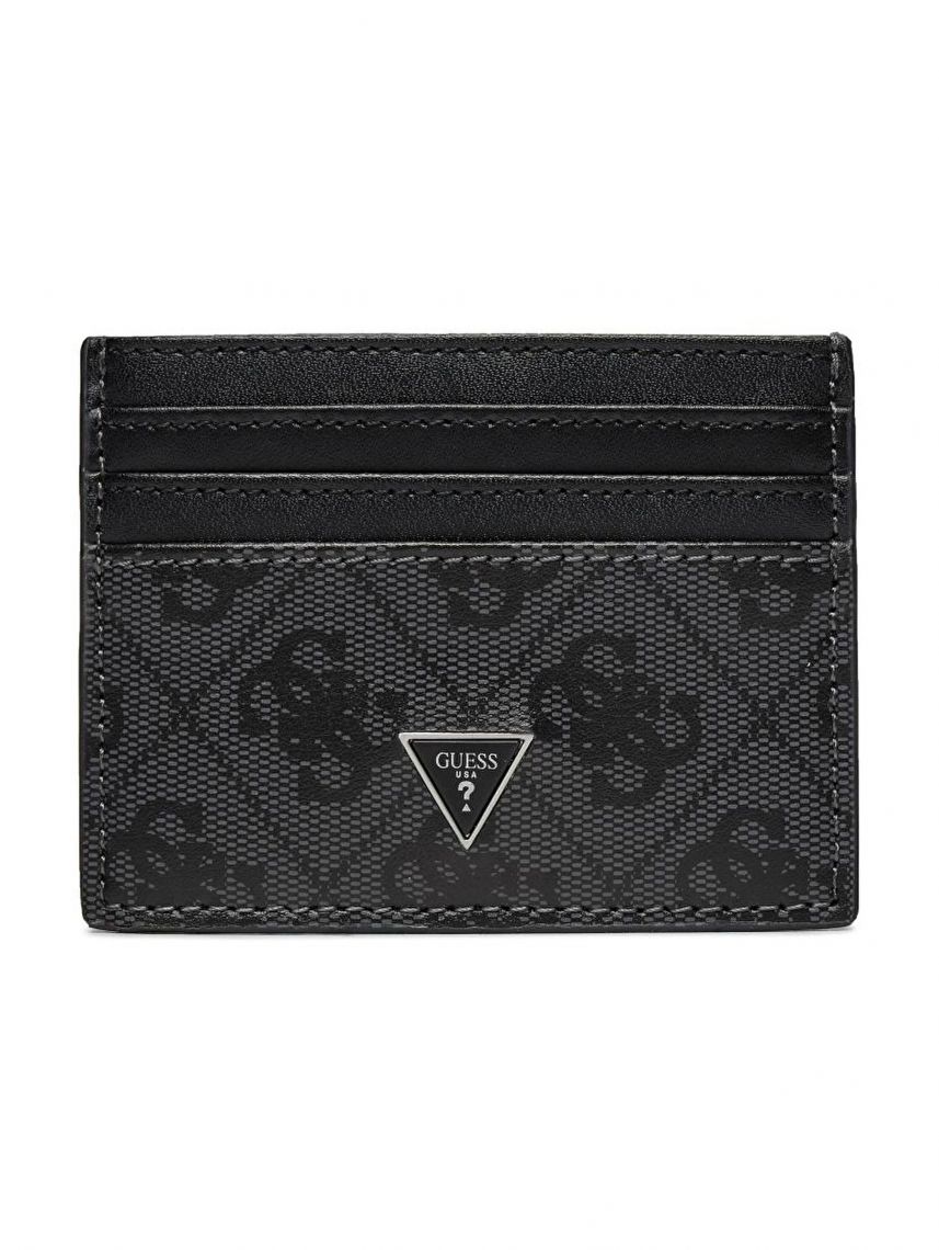 ארנק כרטיסי אשראי דמוי עור Guess דגם G-SMVELELEA25-BLA