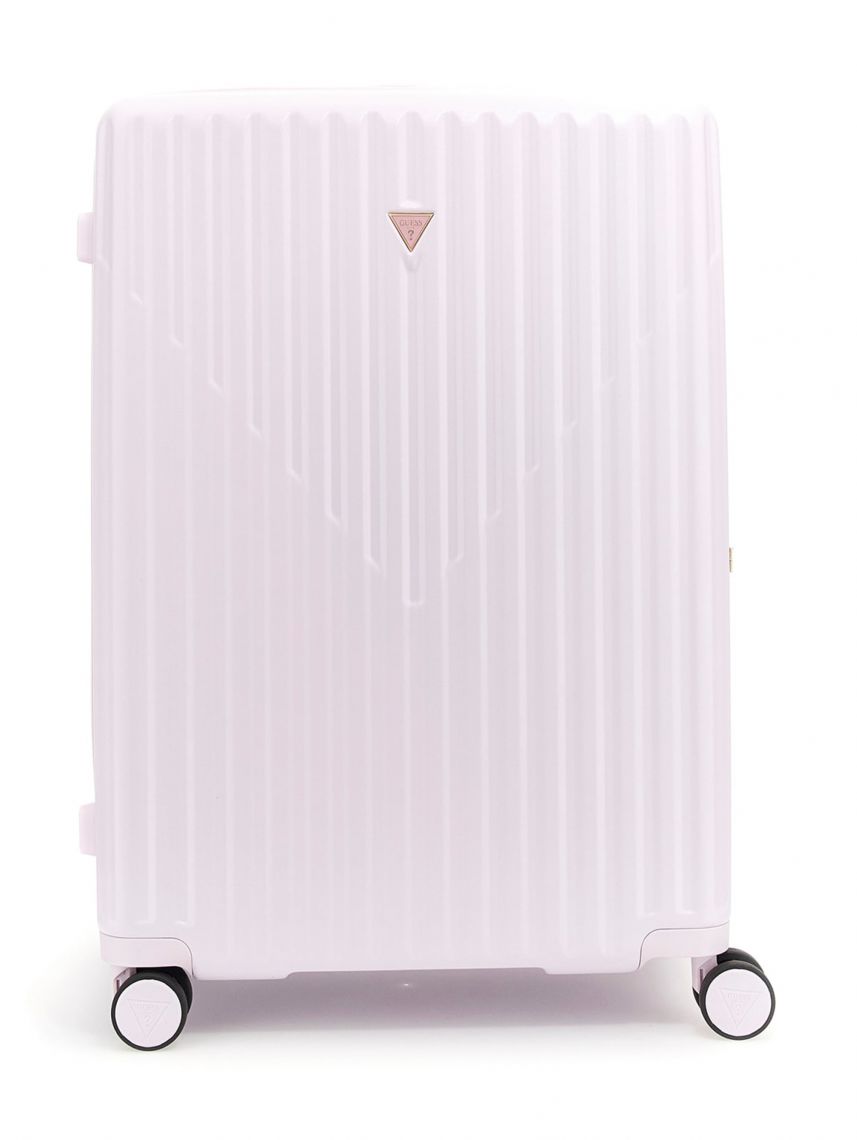 מזוודת טרולי גדולה מבית Guess קולקציית OLBIA דגם TMOLPCP4403-PIN