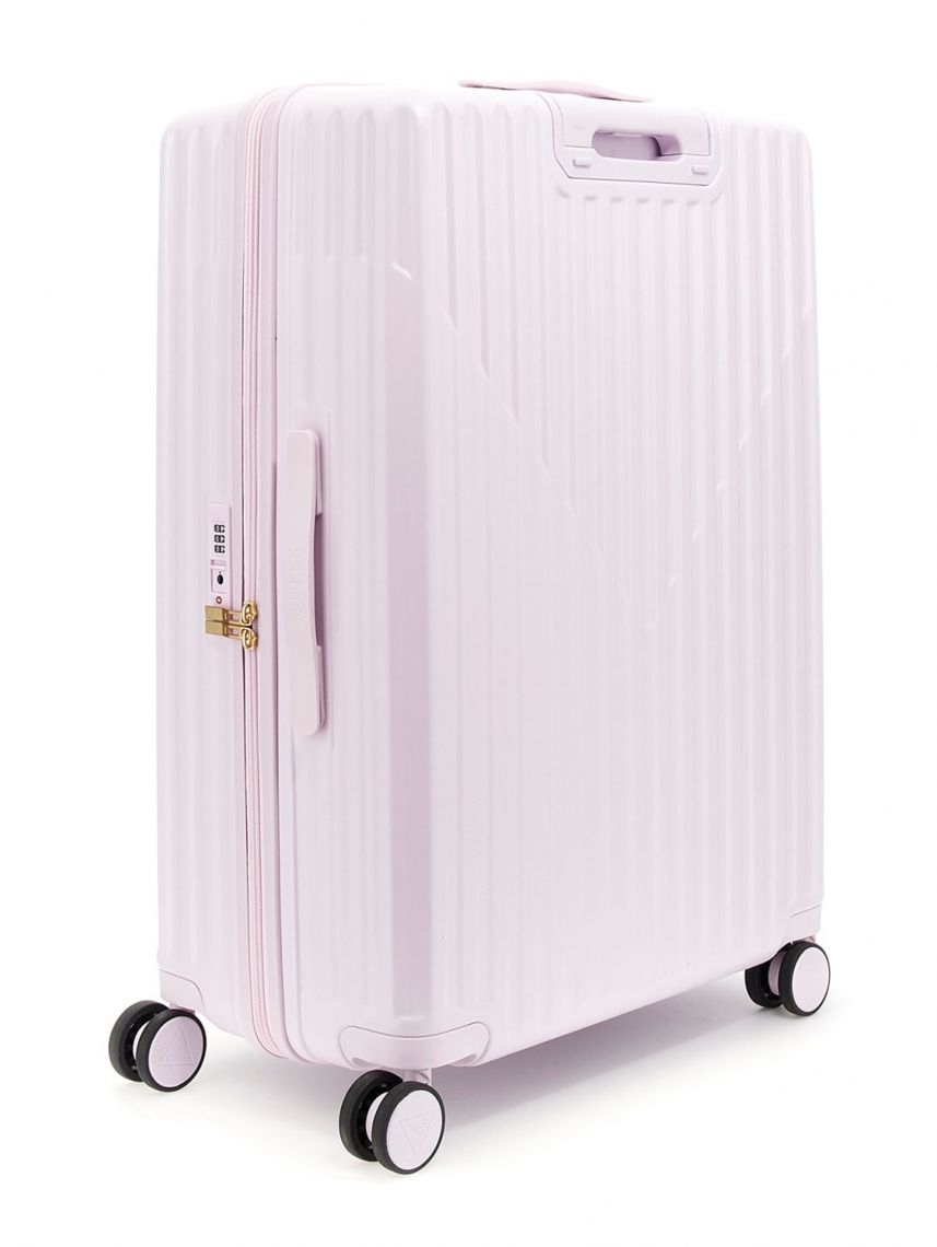 מזוודת טרולי גדולה מבית Guess קולקציית OLBIA דגם TMOLPCP4403-PIN