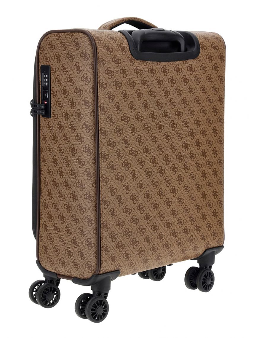 מזוודת טרולי מבית Guess קולקציית VEZZOLA דגם TMVZLSP3301-BBO