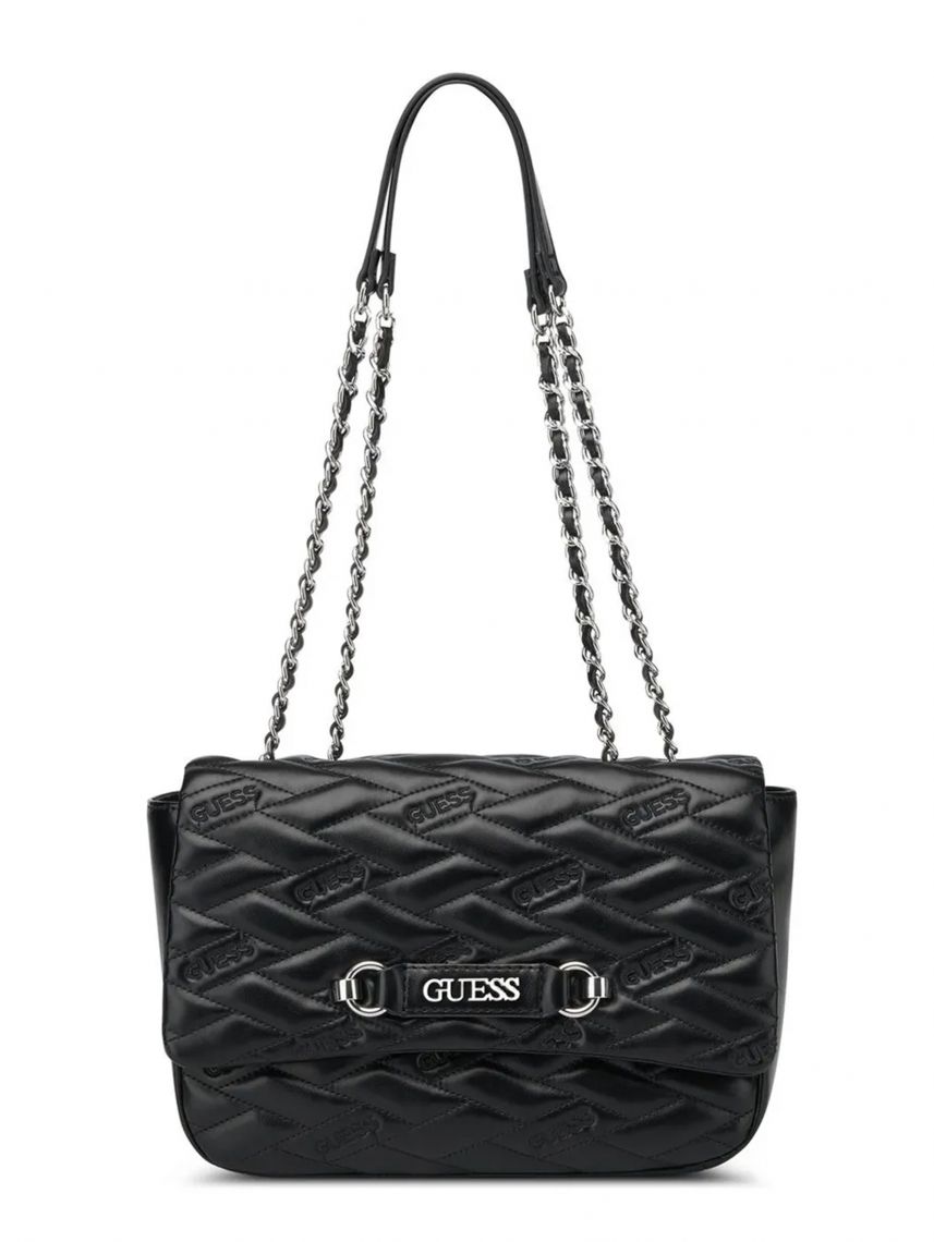 תיק צד דמוי עור מבית Guess דגם G-VY981220-BLA