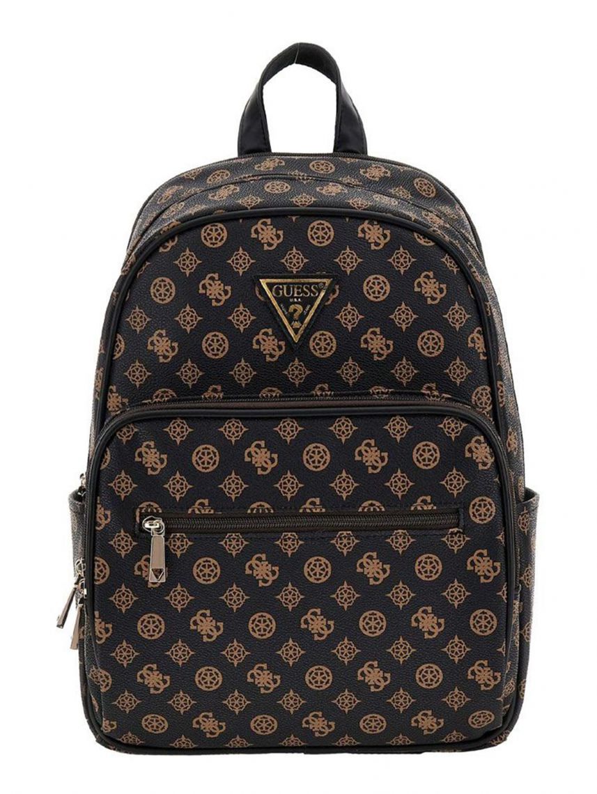 תיק גב דמוי עור GUESS קולקציית WILDER דגם Y7452990-BRO
