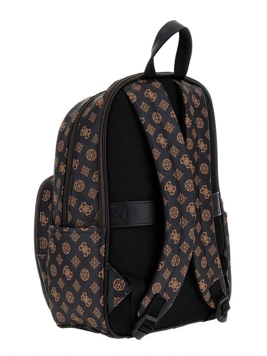 תיק גב דמוי עור GUESS קולקציית WILDER דגם Y7452990-BRO