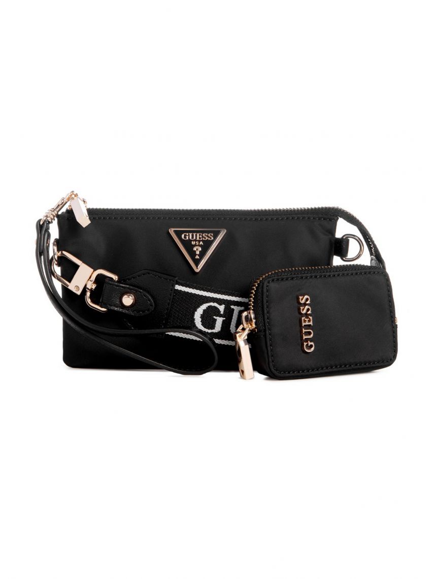 תיק לאישה מבית GUESS קולקציית LATONA דגם YG921172-BLA