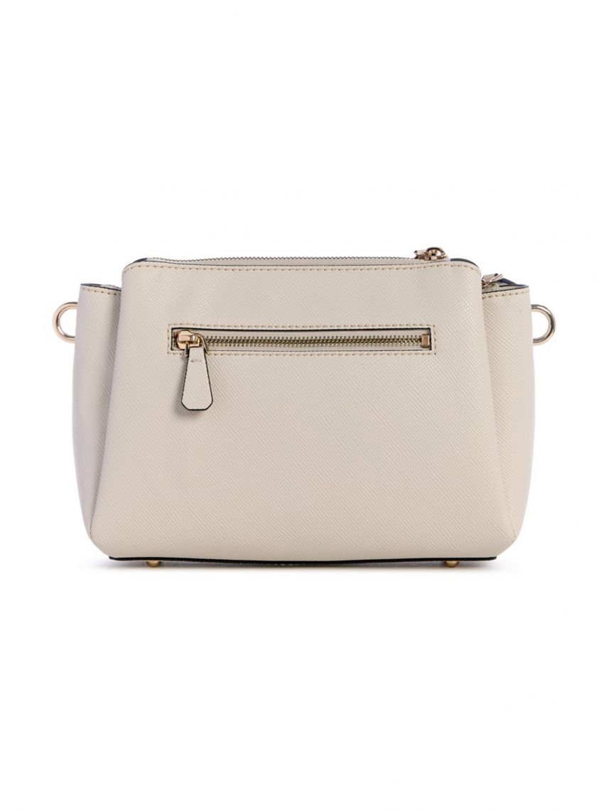 תיק דמוי עור לאישה מבית Guess קולקציית NOELLE דגם ZG787912-BON