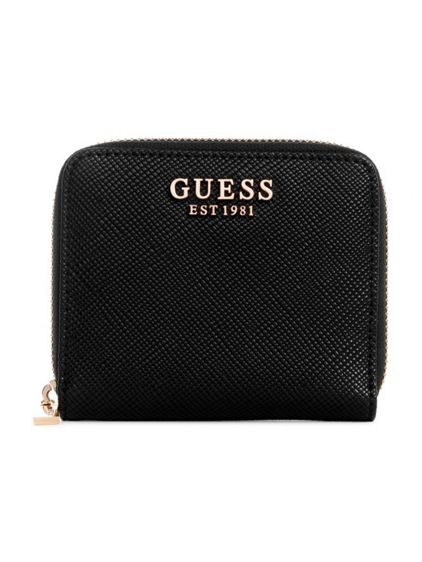 ארנק דמוי עור מבית GUESS קולקציית LAUREL דגם ZG850037-BLA