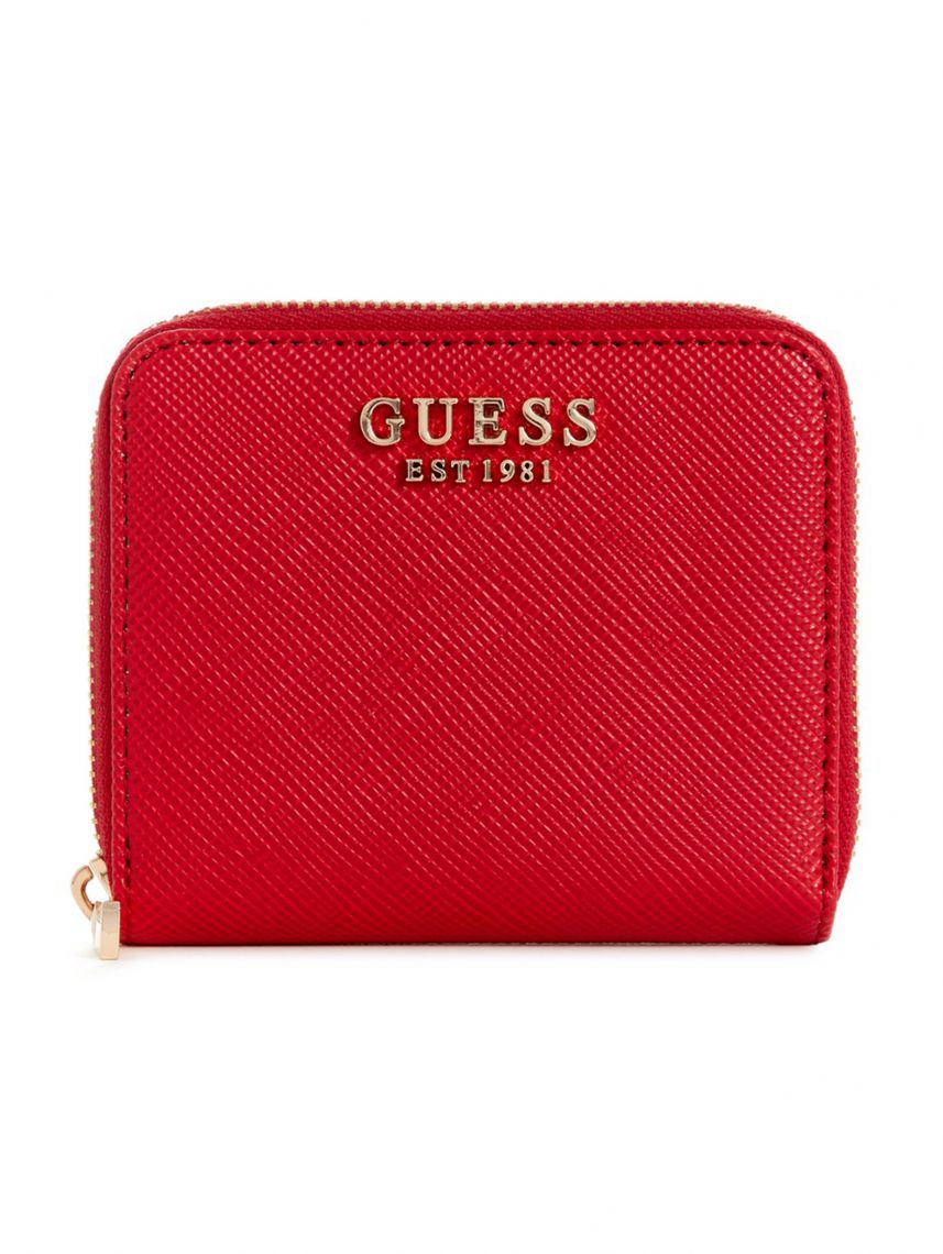 ארנק לאישה מבית GUESS קולקציית LAUREL דגם ZG850037-RED