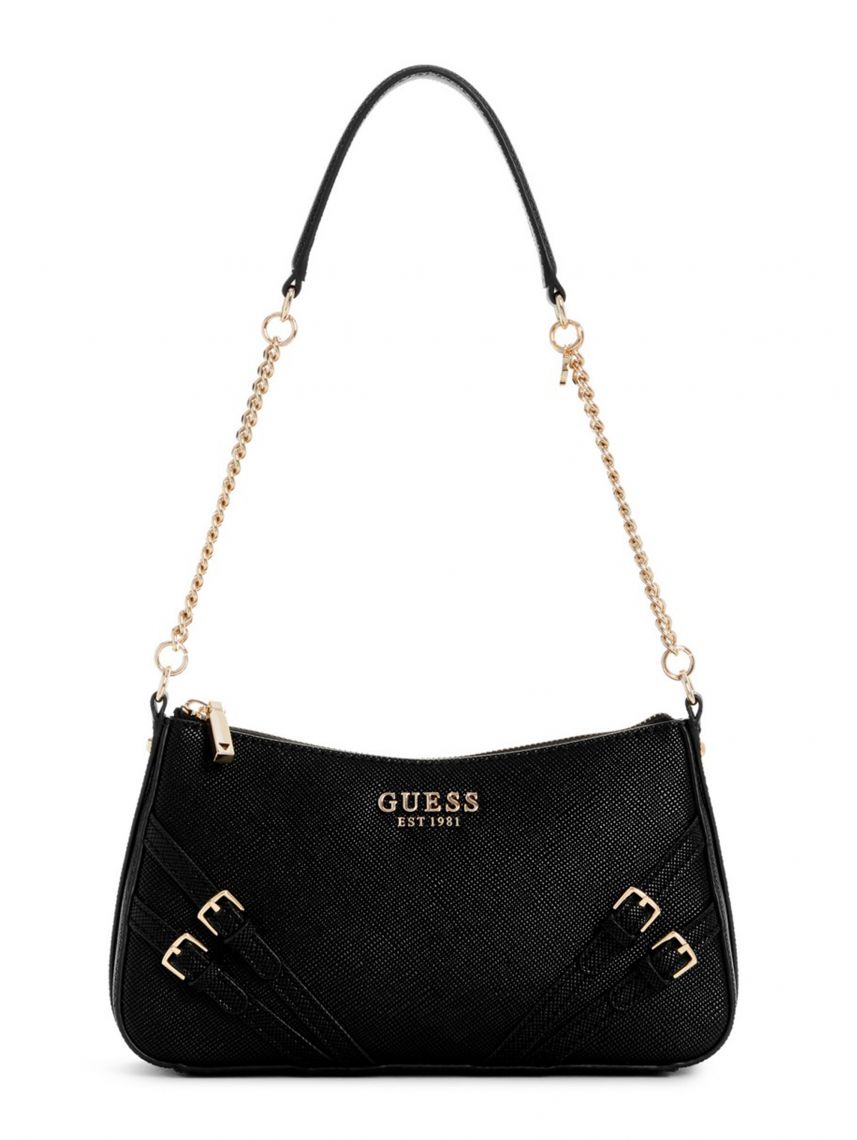 תיק דמוי עור GUESS  קולקציית BRAMINA דגם ZG963618-BLA