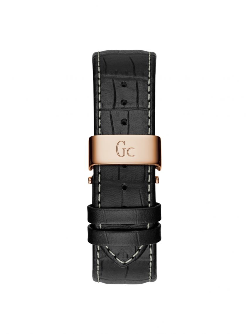 שעון יד GC שוויצרי לגבר עם רצועת עור קולקציית GC-3 דגם X72024G5S