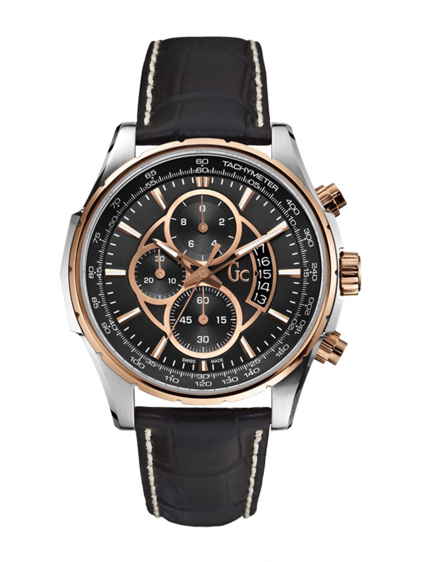 שעון יד GC לגבר עם מנגנון שוויצרי קולקציית TechnoClass דגם X81007G2S