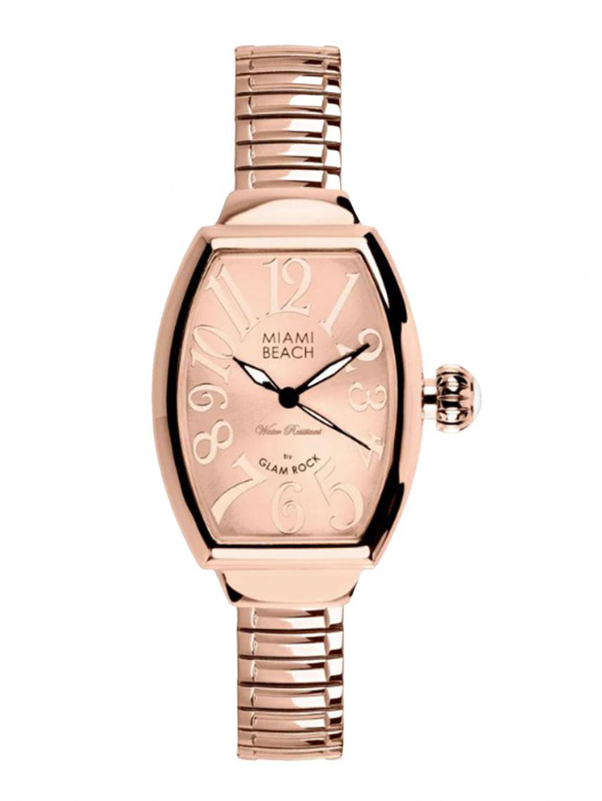 שעון יד לאישה של Glam Rock מקולקציית Miami Beach Art Deco דגם MBD27098