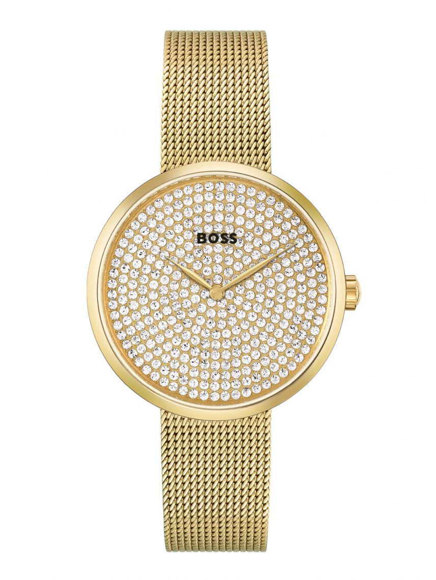 שעון הוגו בוס לאישה מקולקציית PRAISE דגם 1502659