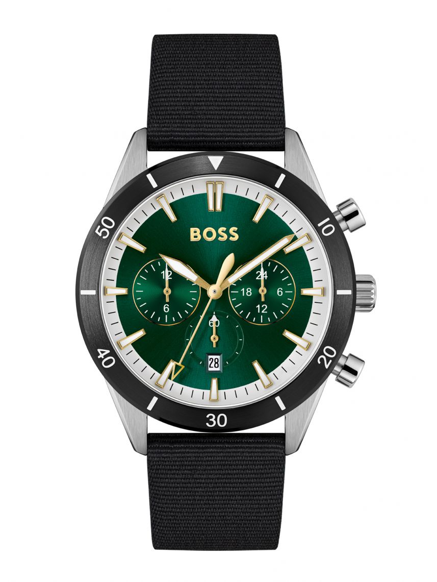 שעון יד הוגו בוס לגבר מקולקציית SANTIAGO דגם 1513936