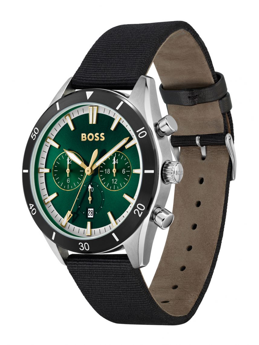 שעון יד הוגו בוס לגבר מקולקציית SANTIAGO דגם 1513936