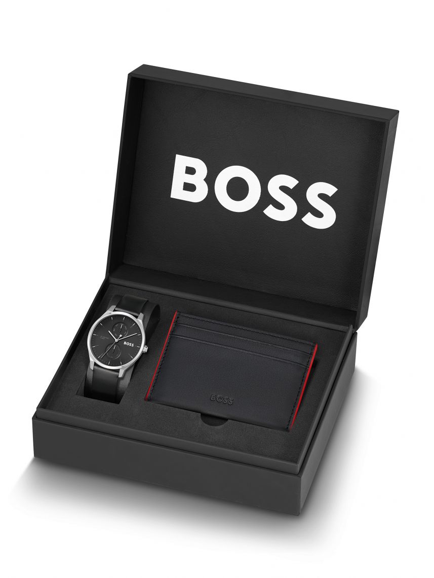 סט שעון וארנק HUGO BOSS קולקציית TYLER דגם 1570163