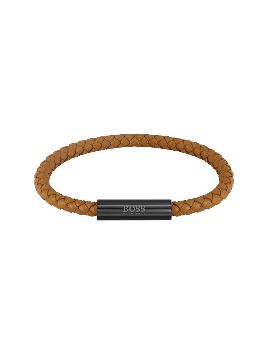 צמיד עור HUGO BOSS לגבר דגם 1580153