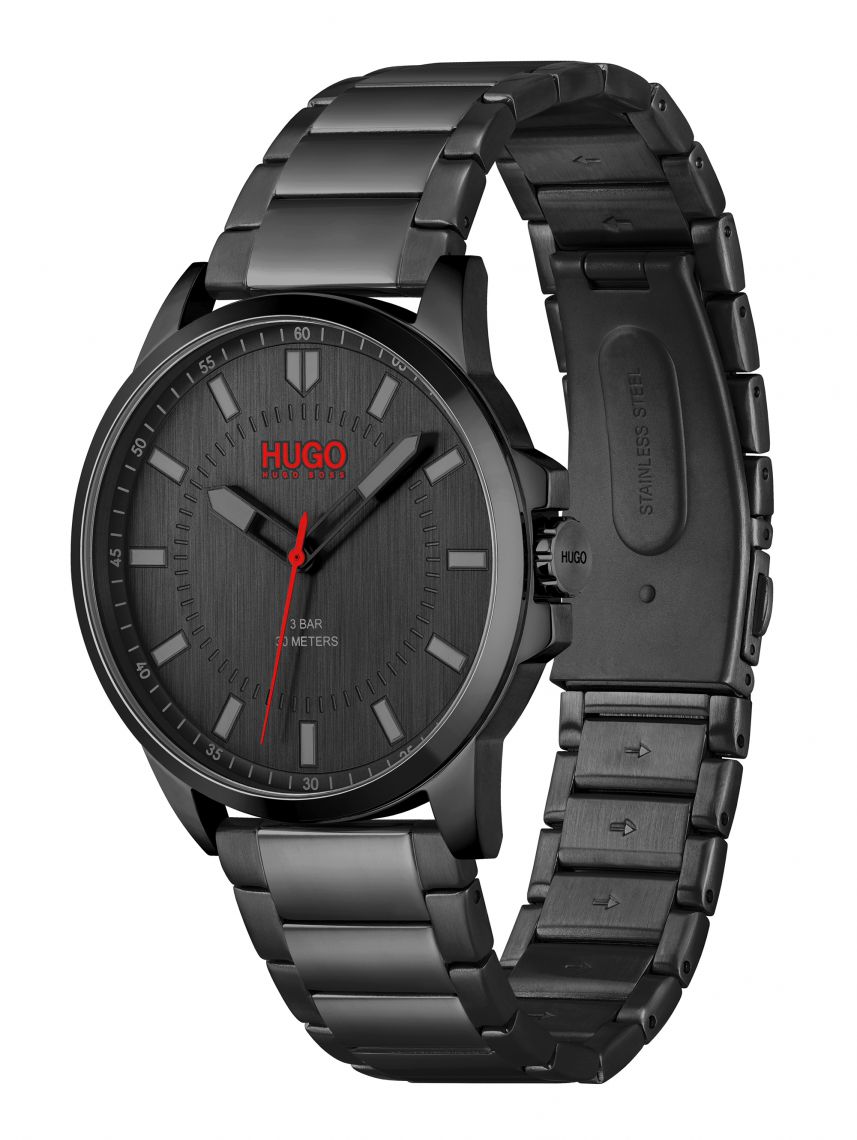 שעון HUGO לגבר מקולקציית #FIRST דגם 1530187