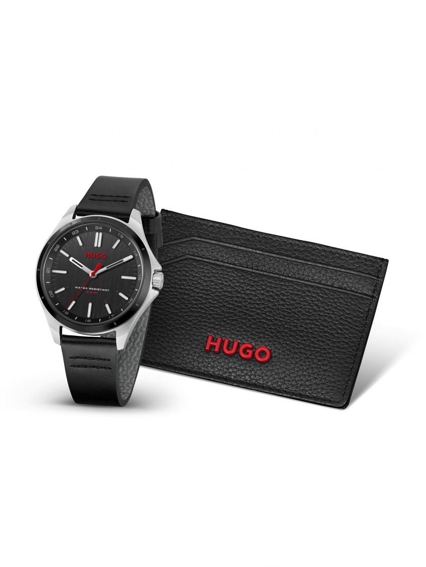 סט שעון וארנק הוגו לגבר מקולקציית #COMPLETE דגם 1570155
