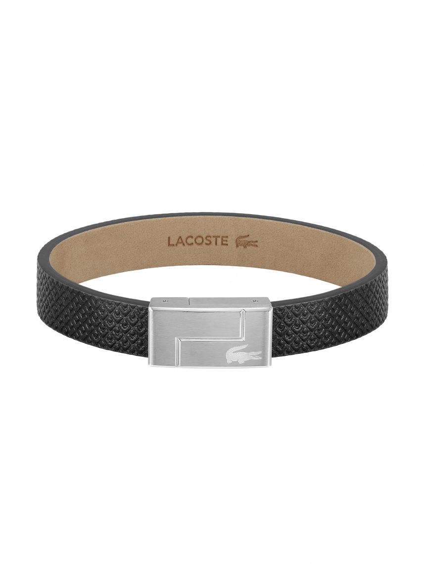 צמיד Lacoste לגבר מקולקציית MONOGRAM LEATHER דגם 2040185