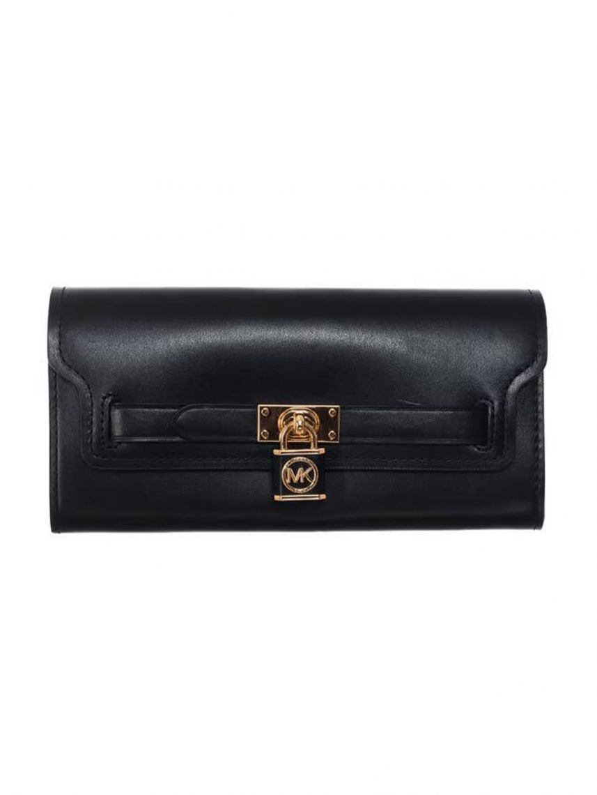 ארנק מעור לאישה מבית MK דגם 32S2G9HE7L-BLACK