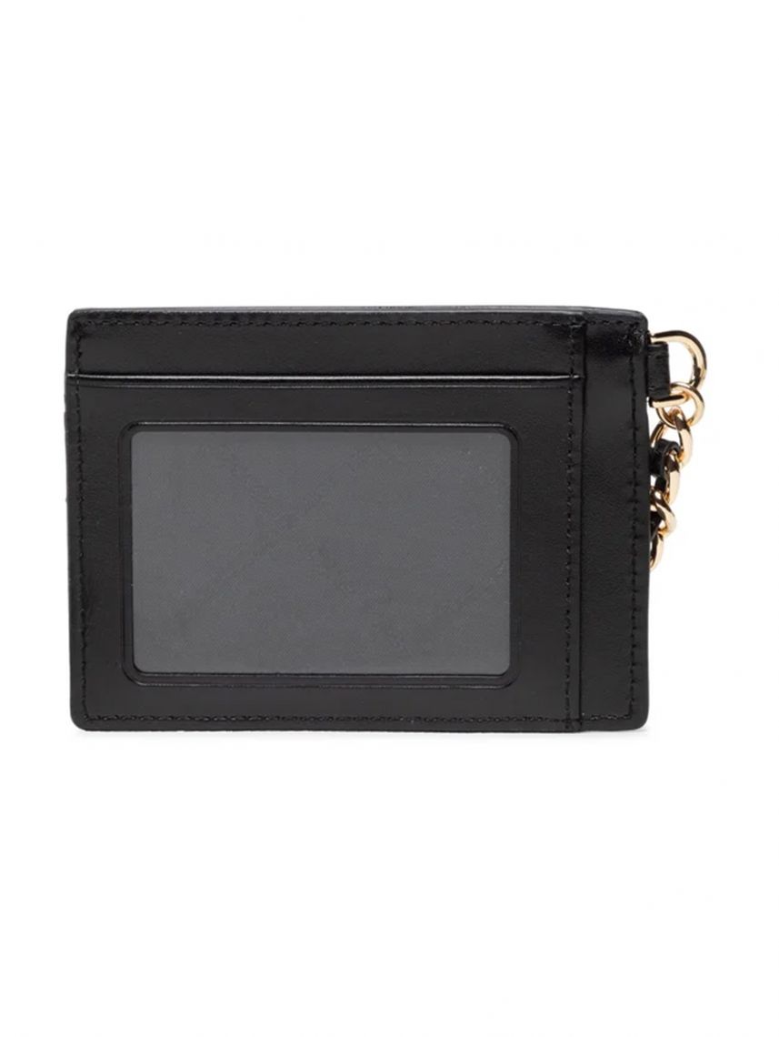 ארנק מעור לאישה מבית MK דגם 34F2GT9D5O-BLK-GOLD