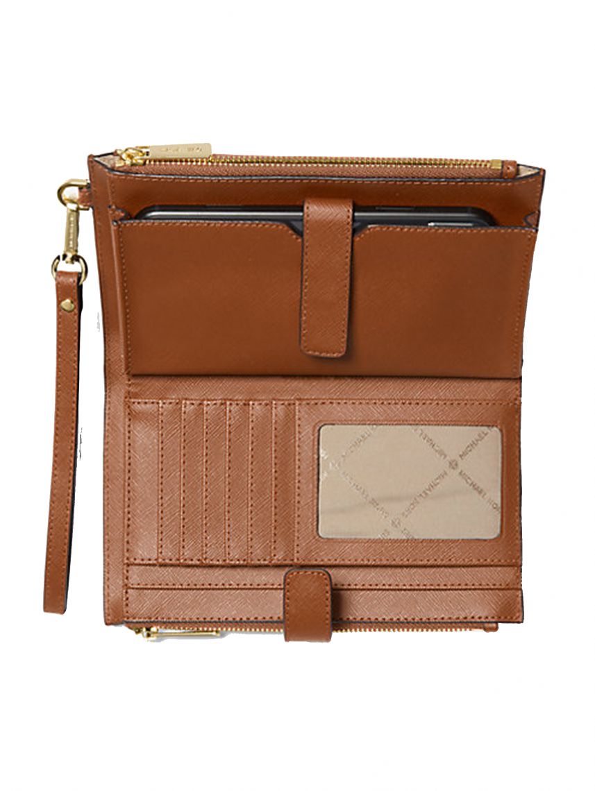 ארנק עור לאישה מבית Michael Kors דגם 35F8GTVW0L-TAN
