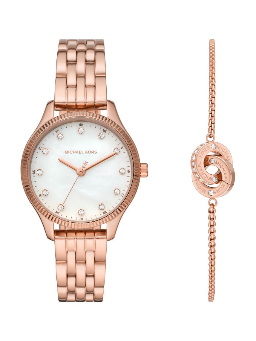 סט שעון + צמיד MICHAEL KORS דגם MK1025