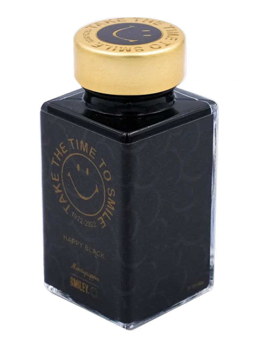 בקבוק דיו שחור MONTEGRAPPA סדרה SMILEY דגם I12EBZIC
