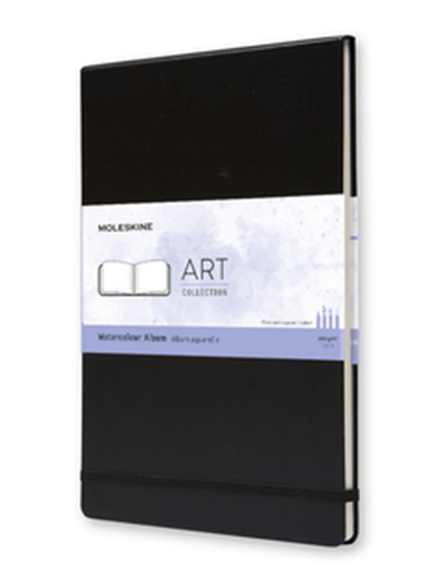 מחברת אקוורל מבית Moleskine נייר עבה 200 גר’ לציור ורישום בצבעי מים דגם ARTBF833
