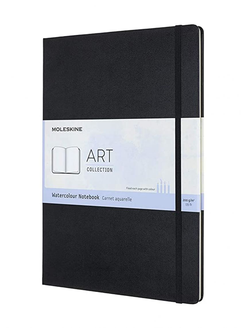 מחברת ציור לצבעי מים A4 מבית MOLESKIN עם 60 דפים