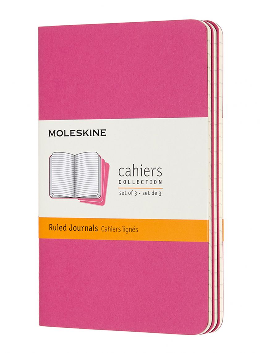 סט 3 מחברות שורה מבית Moleskine כריכה רכה דגם CH011D17