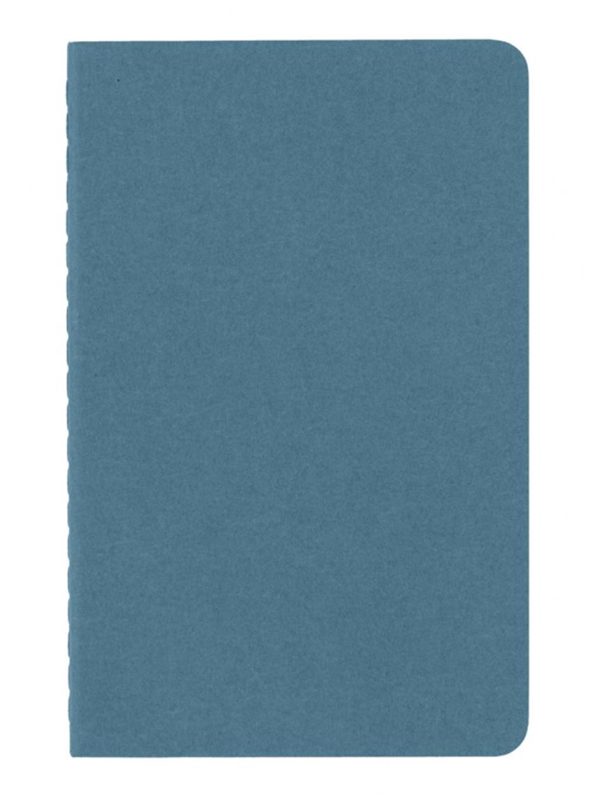 סט שלישיית מחברות כיס חלקות כריכה רכה מבית MOLESKINE קולקציית CLASSIC דגם CH013B44