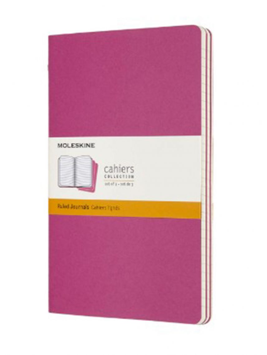 סט 3 מחברות שורה מבית Moleskine כריכה רכה דגם CH016D17