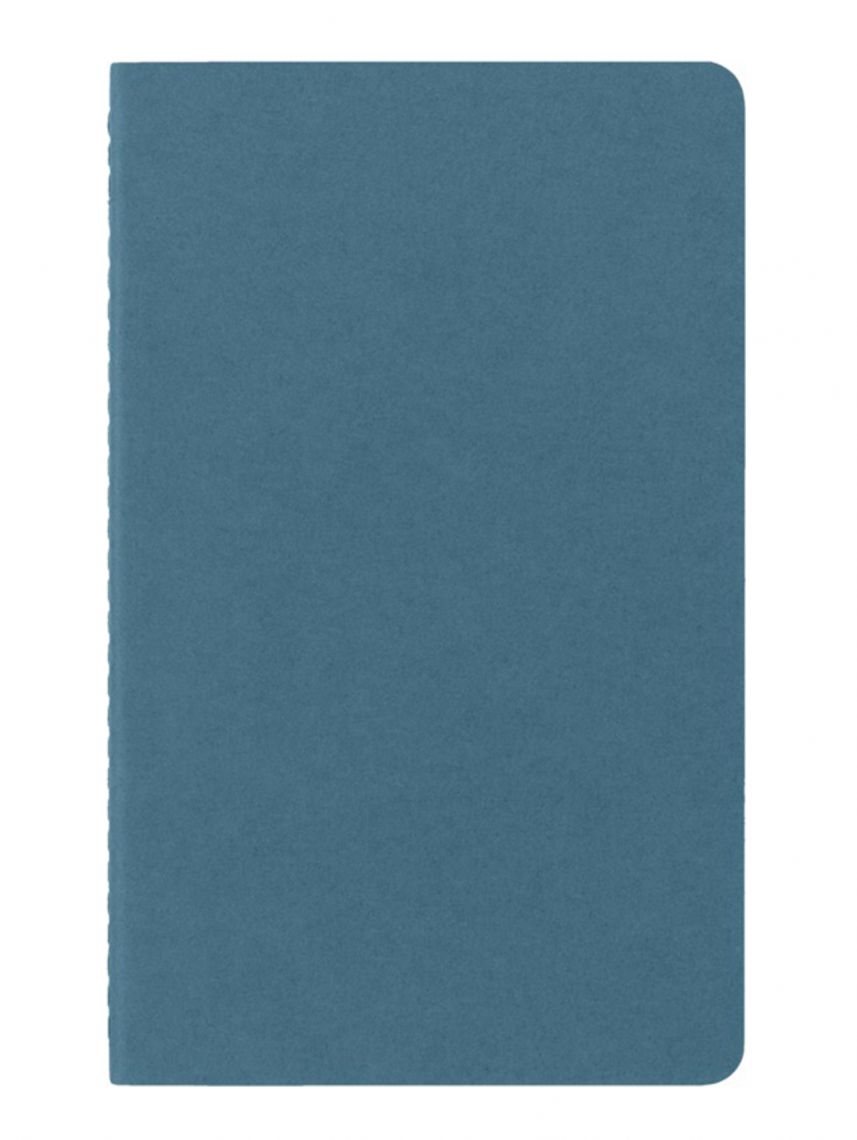סט 3 מחברות חלקות L כריכה רכה מבית MOLESKIN דגם CH018B44