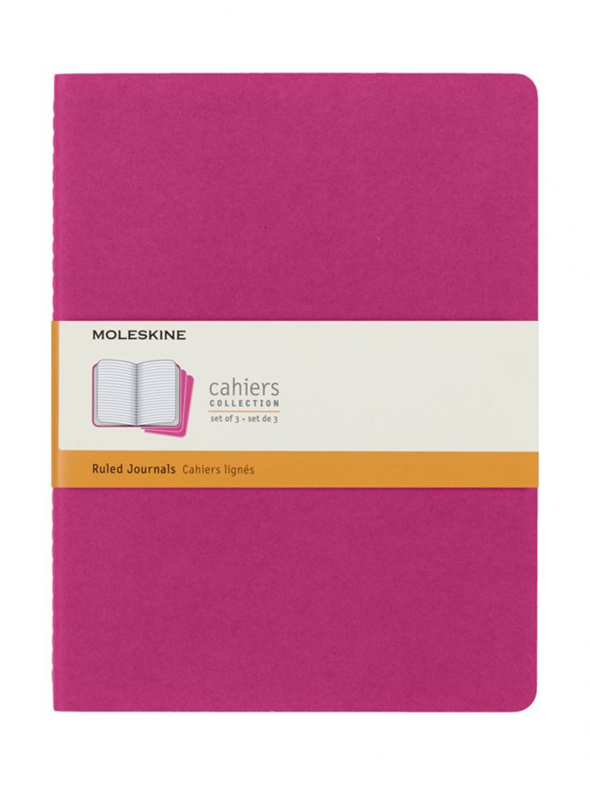 סט 3 מחברות שורה XL  מבית Moleskine דגם CH021D17