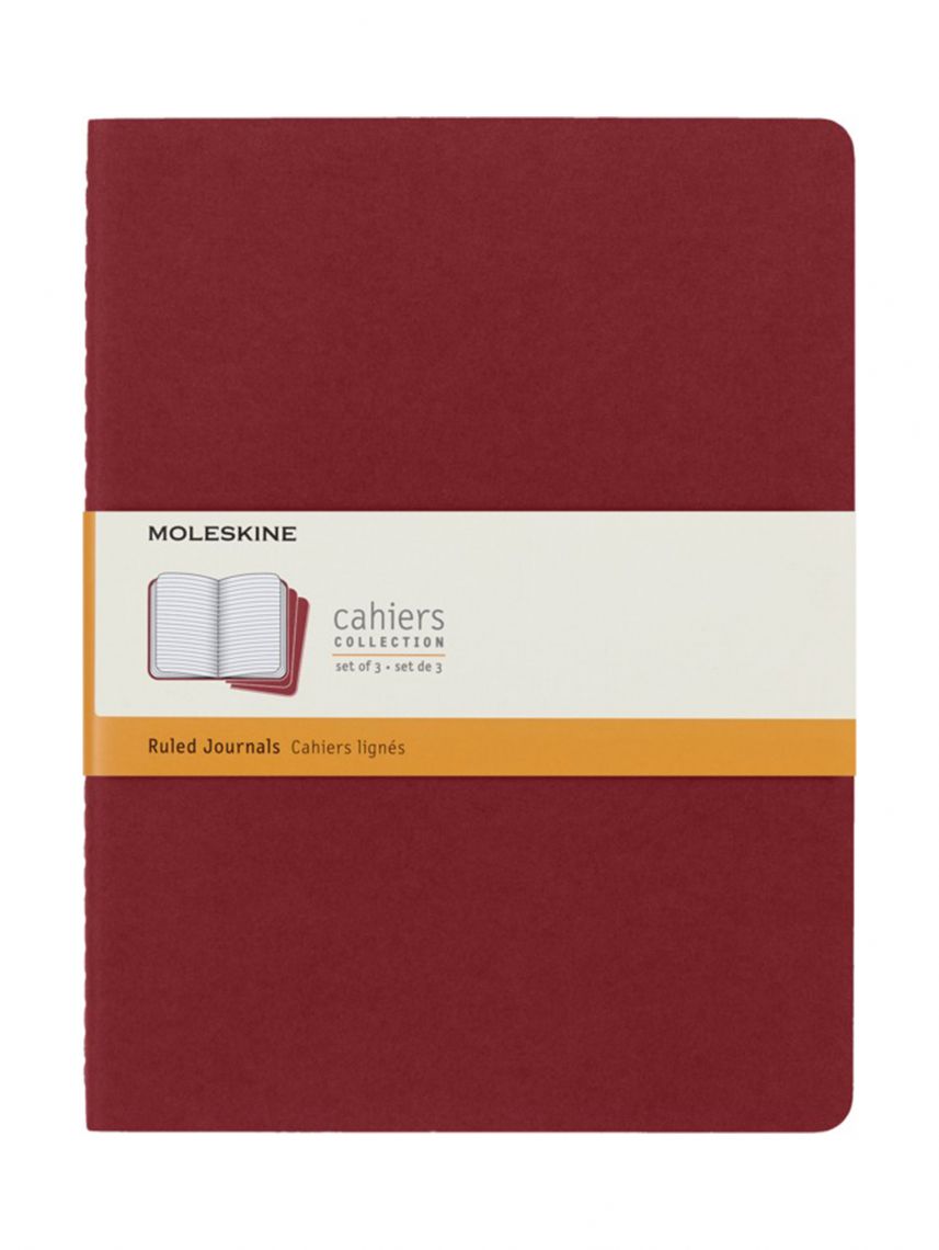 סט 3 מחברות שורות XL MOLESKINE דגם CH121