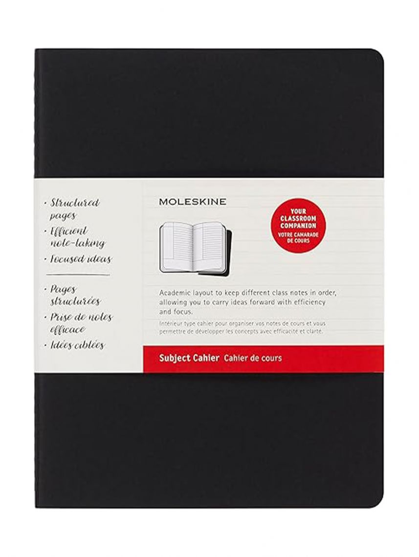 סט 2 מחברות שורה מבית MOLESKINE שחור/חום דגם -MOL-CH4STNB