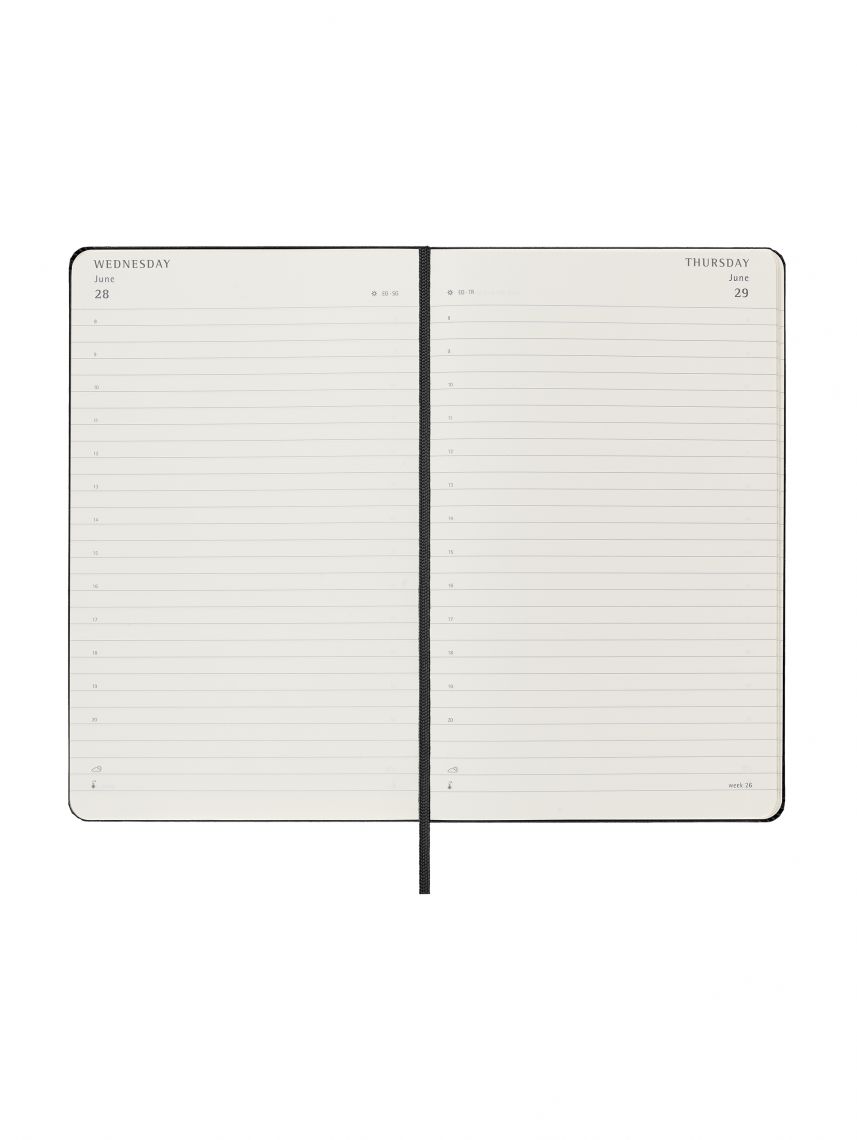 מחברת 12 חודשים יומי מבית MOLESKINE דגם DHB12DC3Y23